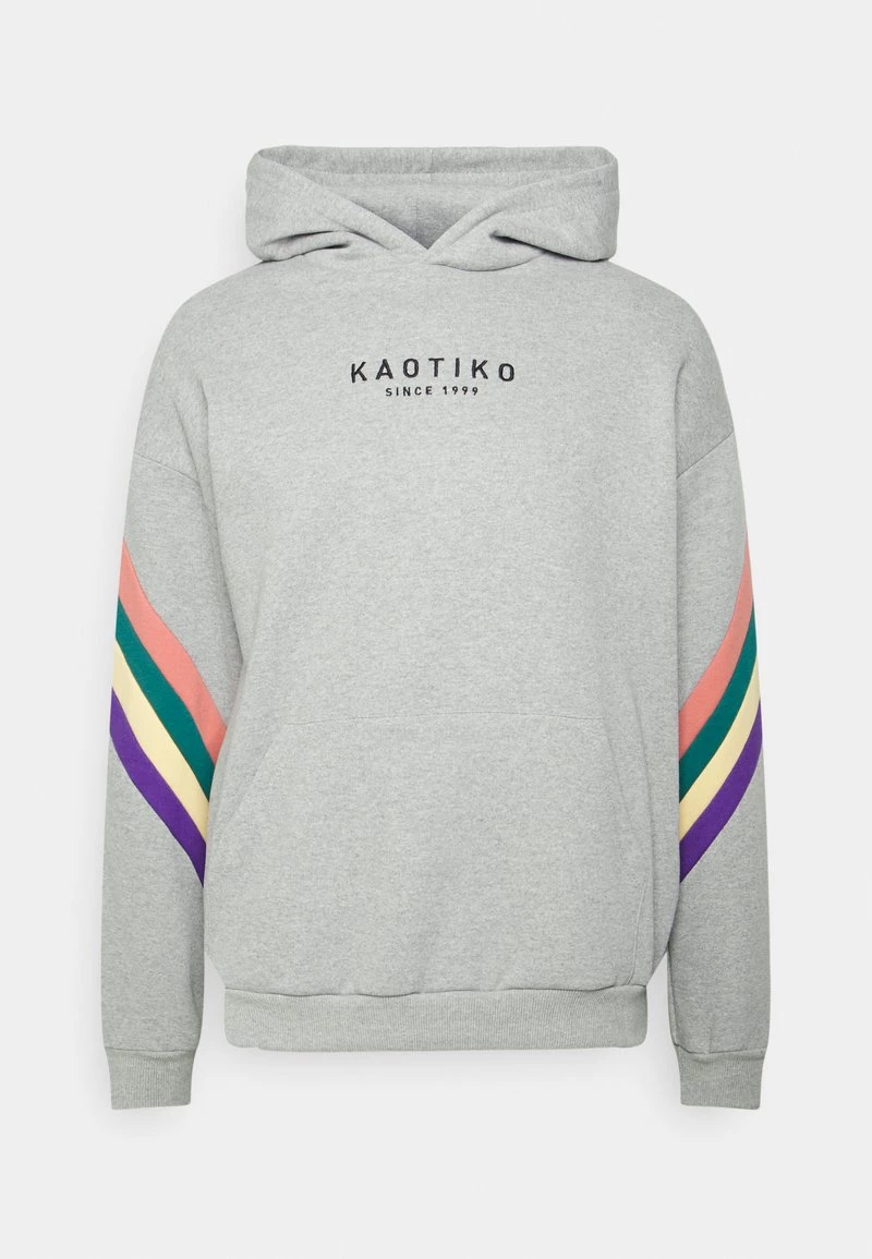 Kaotiko - Unisex SUD CAP WALKER - Sweatshirt - Grey/rouge/jade 3 Kaotiko - Unisex SUD CAP WALKER - Sweatshirt - Grey/rouge/jade