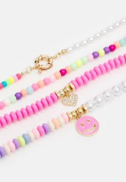 Fire & Glory - Damen TULLE COMBI NECKLACE - Halskette - Prism Pink/multi -Kaotikoire Magasin f5e7069ae3464956ad336741e220483a