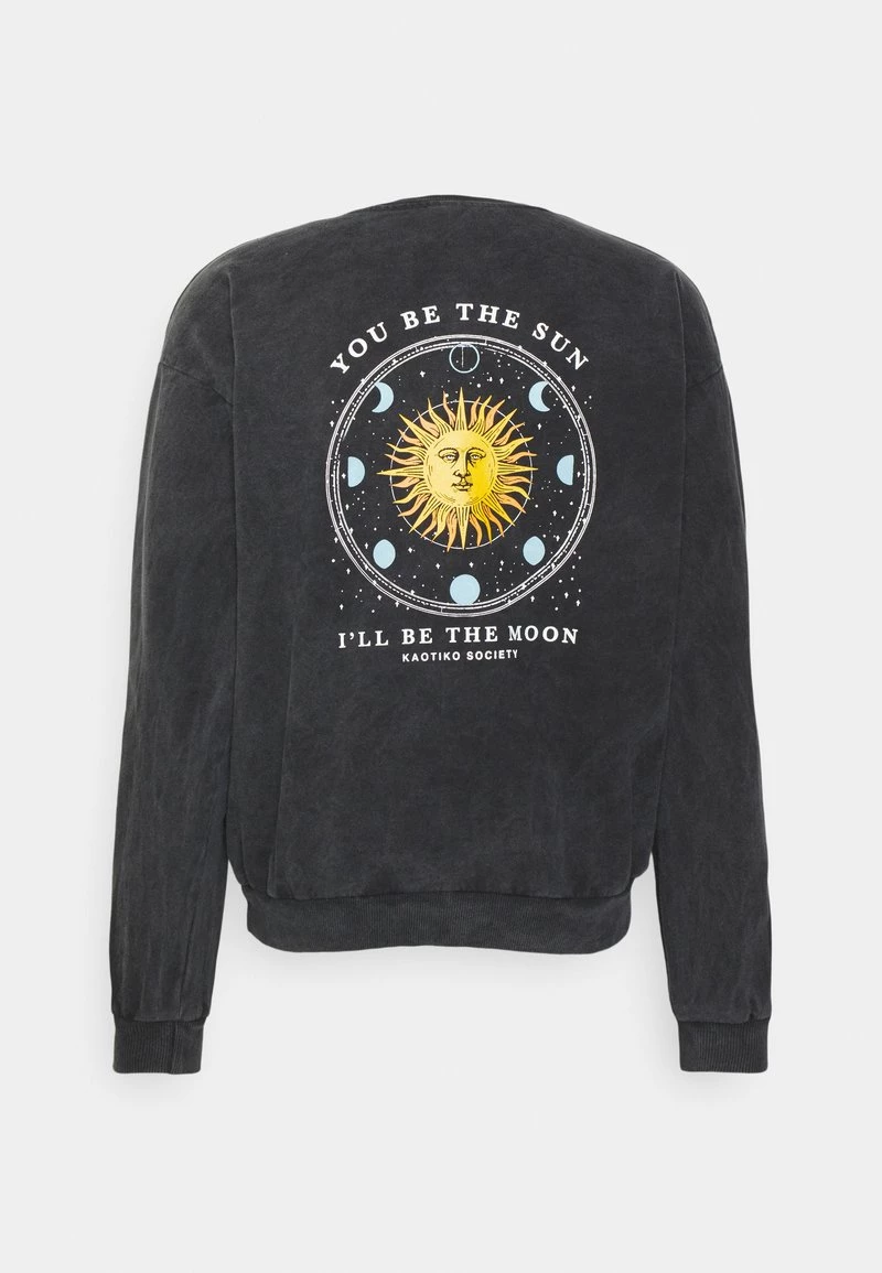 Kaotiko CREW SOLAR SYSTEM UNISEX - Sweatshirt - Black 4 Kaotiko CREW SOLAR SYSTEM UNISEX - Sweatshirt - Black – Bild 2