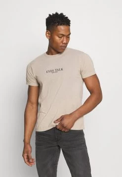 Kaotiko EYES TALK UNISEX - T-Shirt Print - Stone -Kaotikoire Magasin f9c35e2441a74ac69a180558226b9314