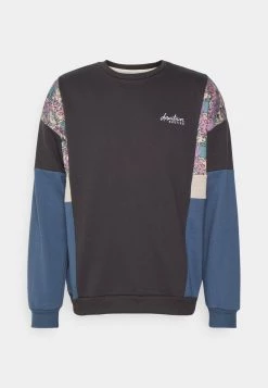 Kaotiko CREW BRUCE UNISEX - Sweatshirt - Grey/prusia