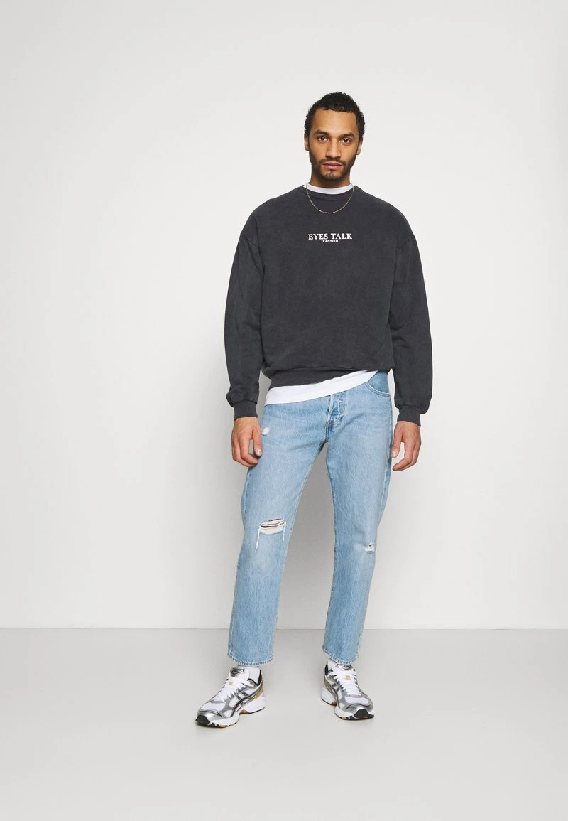 Kaotiko UNISEX CREW TIE DYE EYES TALK - Sweatshirt - Black 4 Kaotiko UNISEX CREW TIE DYE EYES TALK - Sweatshirt - Black – Bild 2