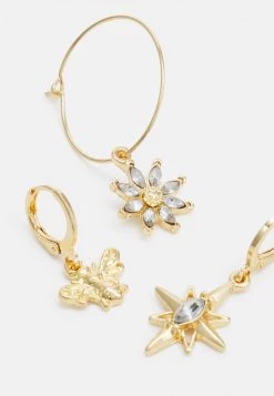 Fire & Glory - Damen STARINNA EARRINGS 8 PACK - Ohrringe - Gold-coloured -Kaotikoire Magasin fbe43fd4d3e0470a9fef0847fa1851df