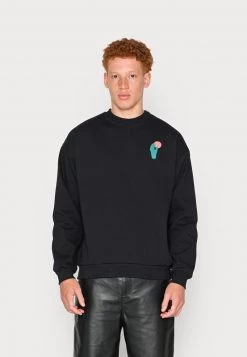 Kaotiko CREW MINIMAL UNISEX - Sweatshirt - Black -Kaotikoire Magasin fc440226e9c94cac9d104988e60d6168