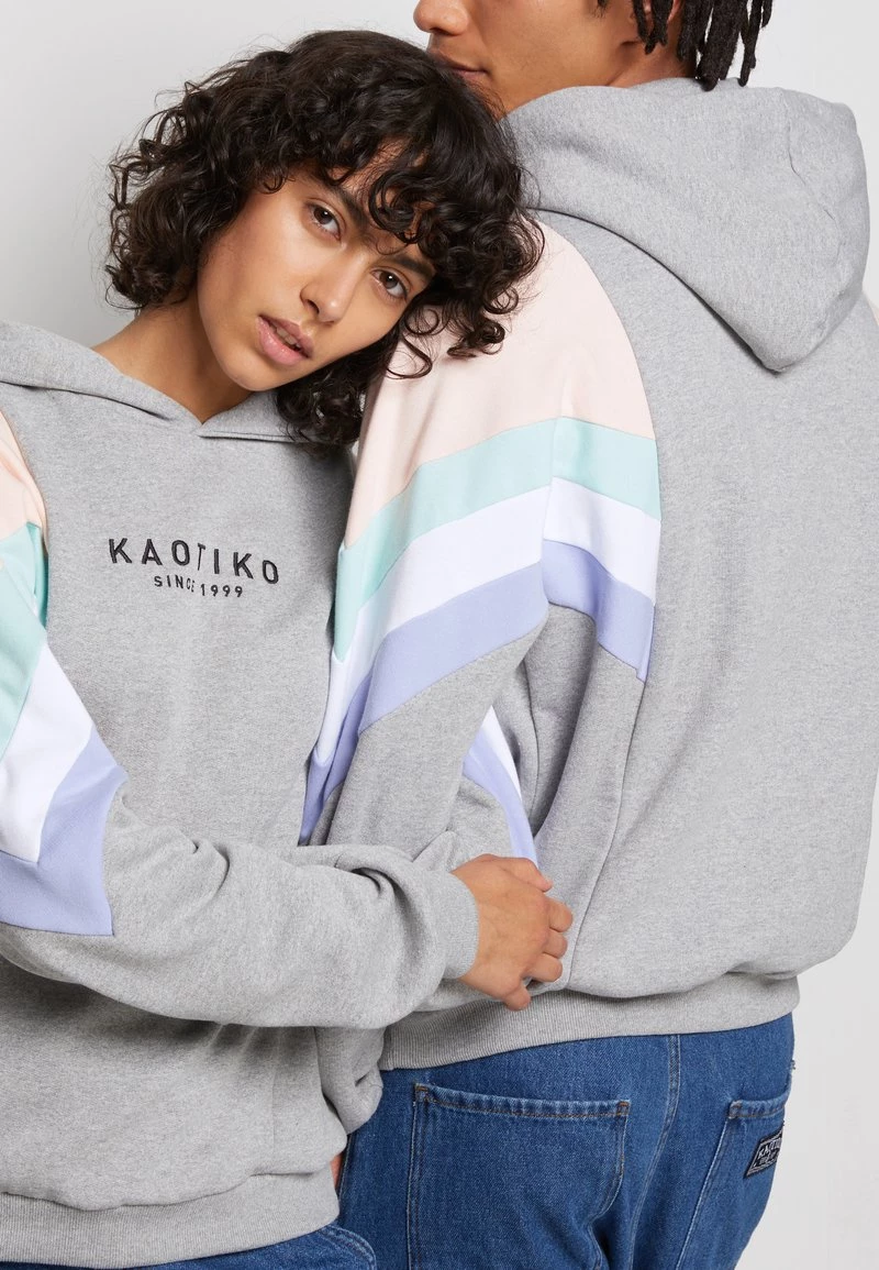 Kaotiko SUD CAP EWAN UNISEX - Kapuzenpullover - Grey/pink/green/white/grape 7 Kaotiko SUD CAP EWAN UNISEX - Kapuzenpullover - Grey/pink/green/white/grape – Bild 5