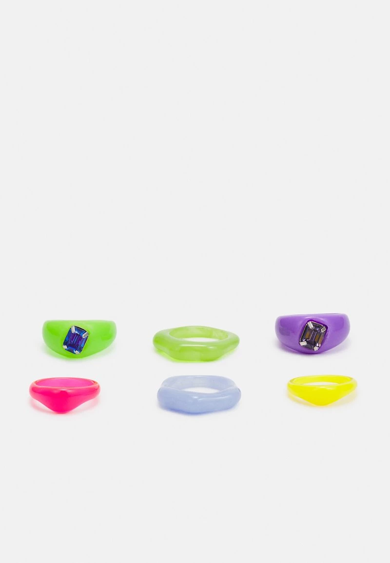 Fire & Glory - Damen 6 PACK - Ring - Pastel Lavender/multi 3 Fire & Glory - Damen 6 PACK - Ring - Pastel Lavender/multi